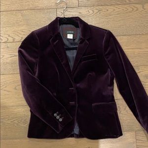 Jcrew velvet blazer
